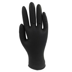 BRELA Pro Care M Rękawice nitrylowe czarne bezpudrowe D5000